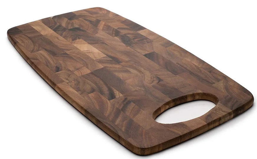 Premium Acacia Wood End Grain Cutting Board - Heavy Duty Chopping Block for Kitchen, Butcher, and Meat Cutting - Perfect for Chefs, Home Cooks, and BBQ Enthusiasts
