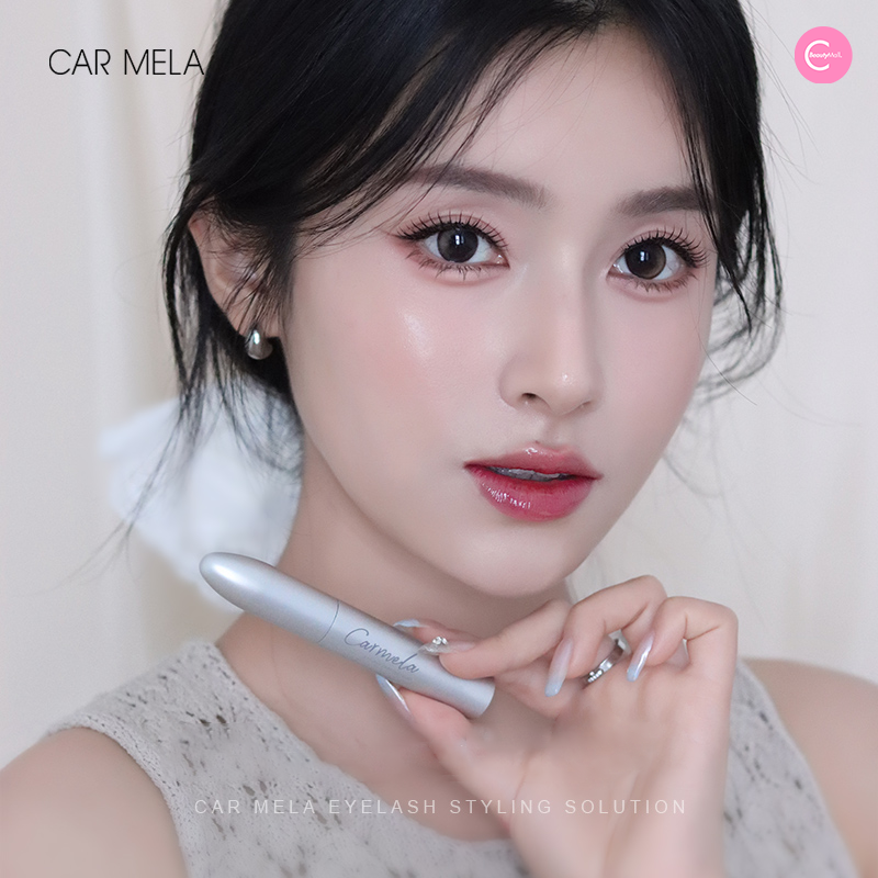 CARMELA Eyelash Styling Solution - Long Lasting Curl & Volume Enhancing Mascara Base for Natural Looking Lashes | Perfect for Daily Wear & Special Occasions