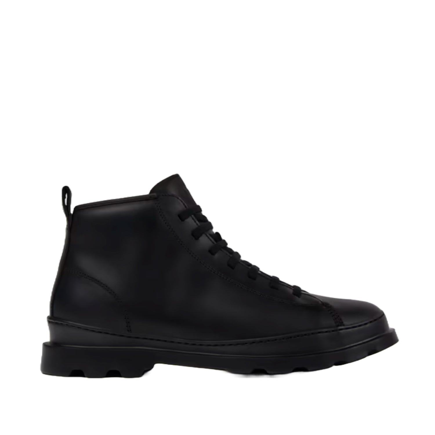 Camper Men's Brutus Black Leather Hiking Boots - Durable & Comfortable for Outdoor Adventures, Camping & Trekking