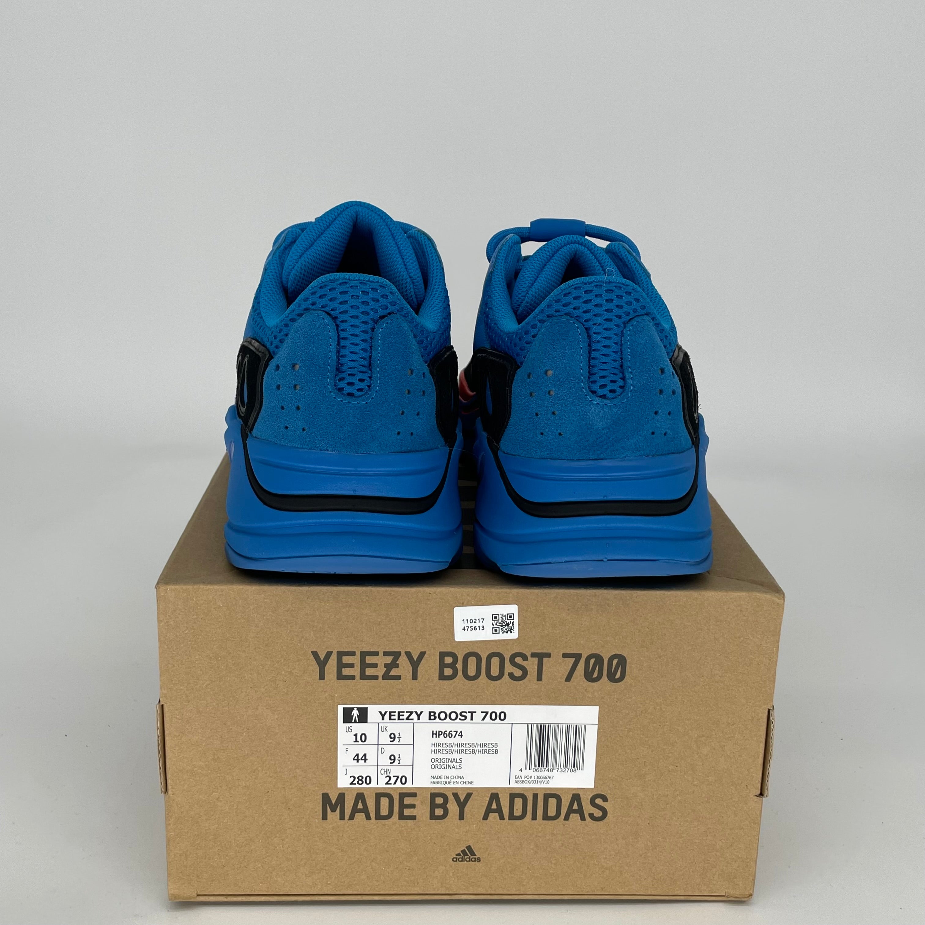Adidas Yeezy 700 Hi-Res Blue Men's Sneakers - Size 10 (HP6674) | Boost Cushioning for Comfort | Perfect for Running, Gym & Casual Wear