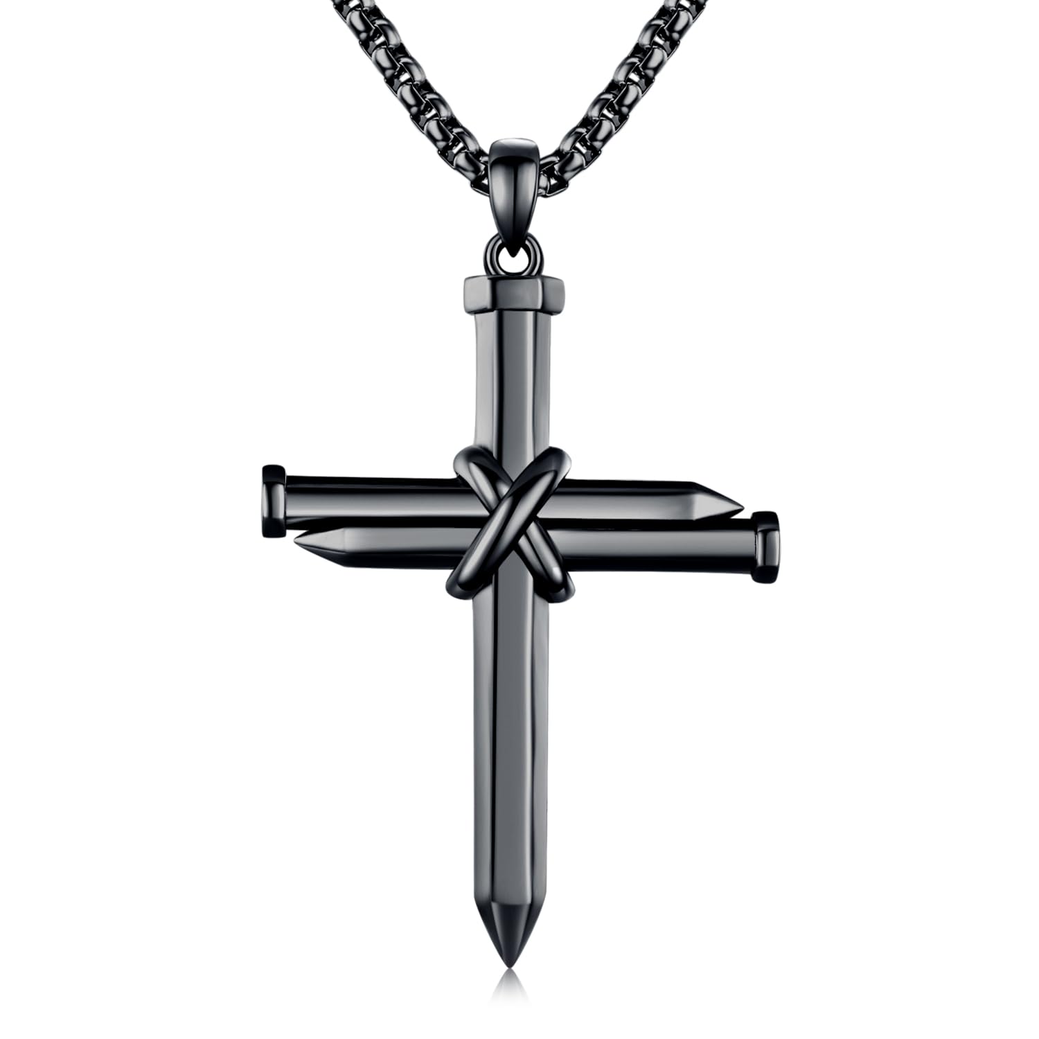925 Sterling Silver Religious Cross Pendant Necklace for Men & Women - Elegant Christian Jewelry Gift for Baptism, Confirmation & Daily Wear