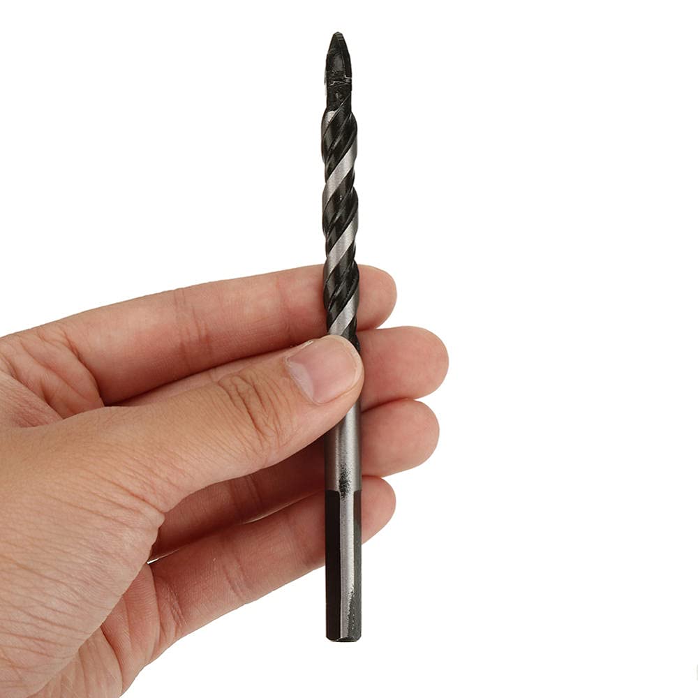3/4/5/6/8/10/12mm Triangle Drill Bit Set for Concrete, Glass, Marble - Professional Woodworking & Carpentry Reamer Tools - Perfect for DIY Projects, Home Renovation & Crafting
