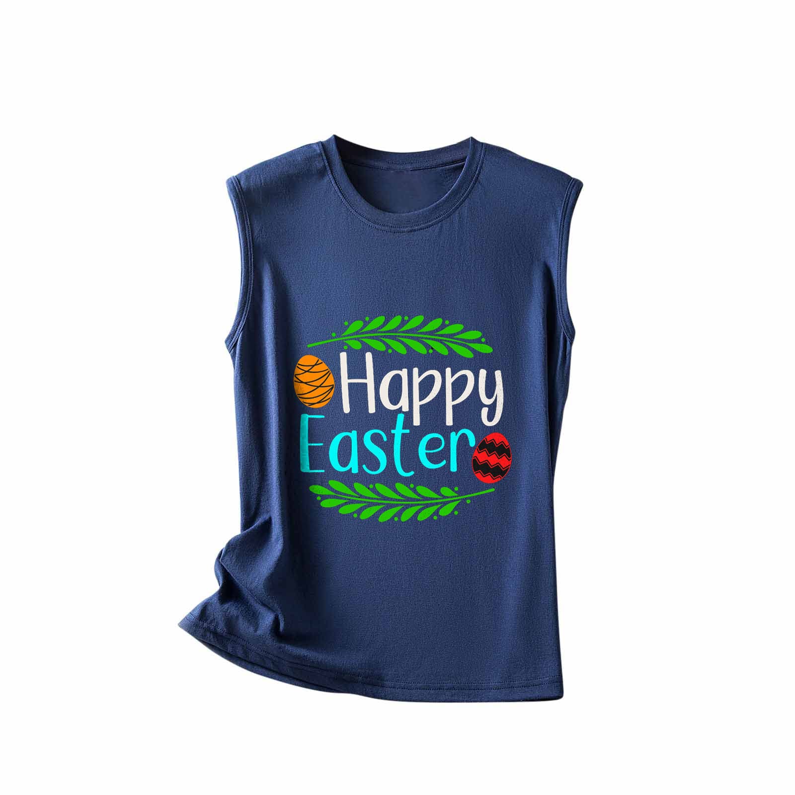 Vintage Printed Loose Halter Tank Tops for Women & Men - Breathable Summer Blouse Shirts & Casual Tees for Beach, Music Festivals and Everyday Wear