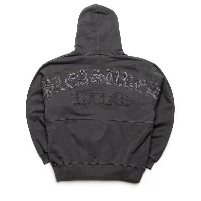 Pleasures Marco Hoodie for Men & Women - Soft Cotton Pullover with Kangaroo Pocket - Charcoal Grey - Casual Streetwear for Everyday Wear & Urban Fashion