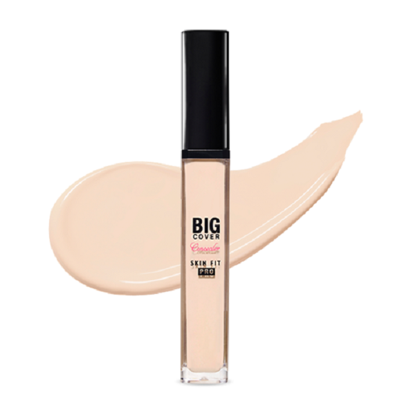 Etude House Big Cover Skin Fit Concealer Pro - Full Coverage, Long Lasting, Waterproof Concealer for Dark Circles, Blemishes & Acne - Perfect for Everyday Makeup & Photo Shoots