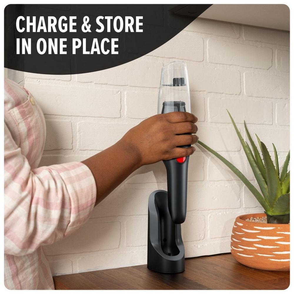 Multi-Surface Extended Reach Cordless Hand Vacuum Cleaner - Upright & Grab & Go Bundle for Car, Home, and Pet Hair Cleaning