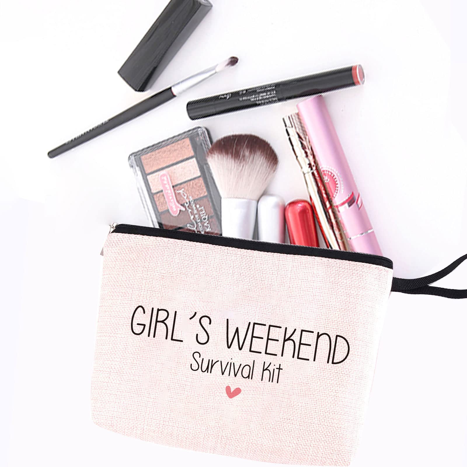 Hanamiya Na Weekender Bags for Women - Stylish Travel Duffel Bag with Cosmetic Pouch, Perfect for Weekend Getaways, Bachelorette Parties & Bridesmaid Gifts - Ideal for Sister, Bestie or Bride Birthday Presents - Great for Air Travel, Beach Trips & Girls' Night Out
