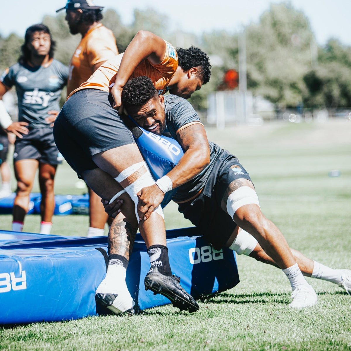 Pro Rugby Tackle Safety Mat - High Density Foam Impact Protection for Training & Games | Perfect for Rugby, Football, Gym & Home Use