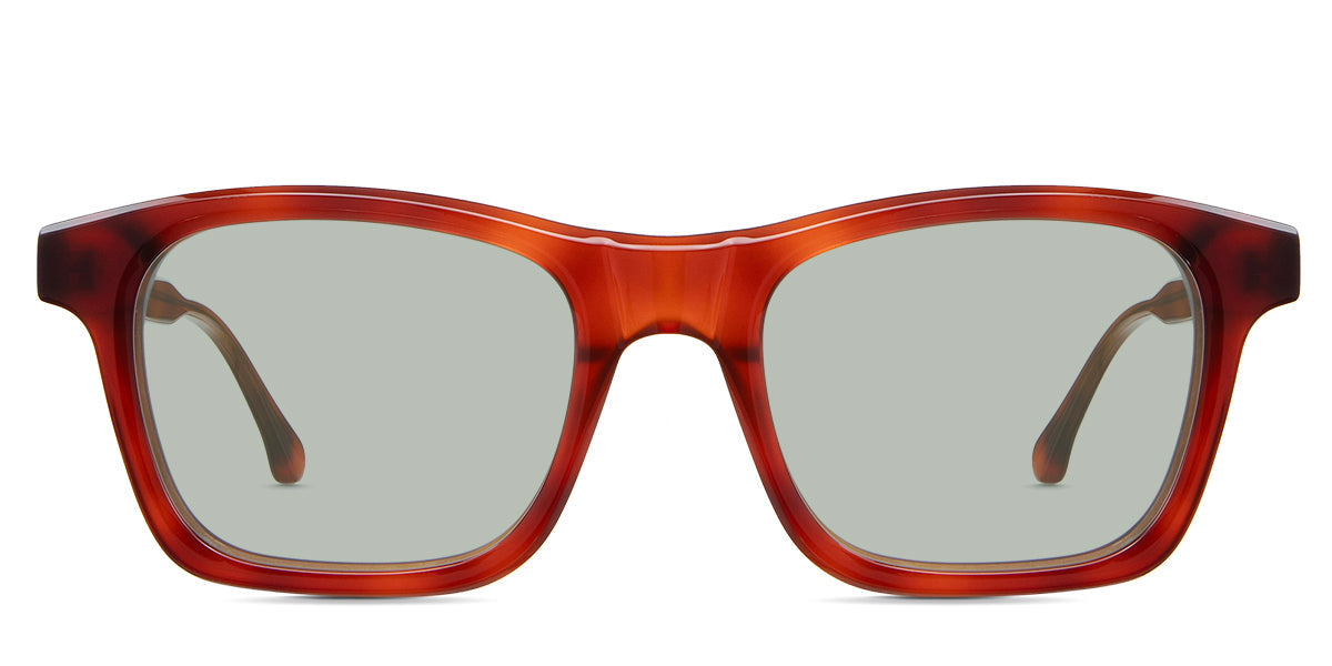 Kace Men's Prescription Tinted Glasses - UV Protection & Blue Light Blocking for Work, Driving & Outdoor Activities