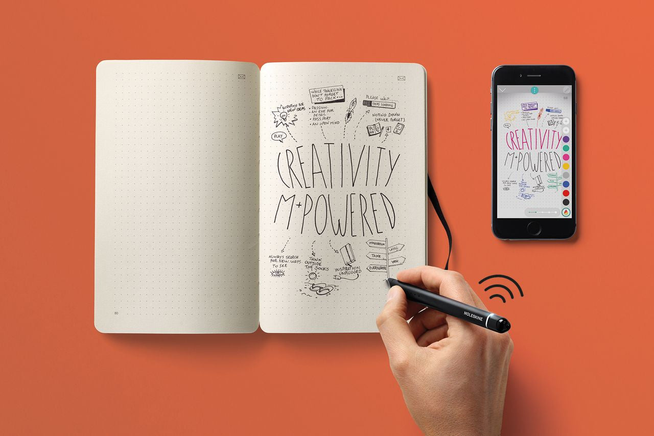 Moleskine Smart Writing Set - Digital Notebook & Pen for Note Taking, Sketching, and Journaling - Perfect for Students, Professionals, and Creative Writers