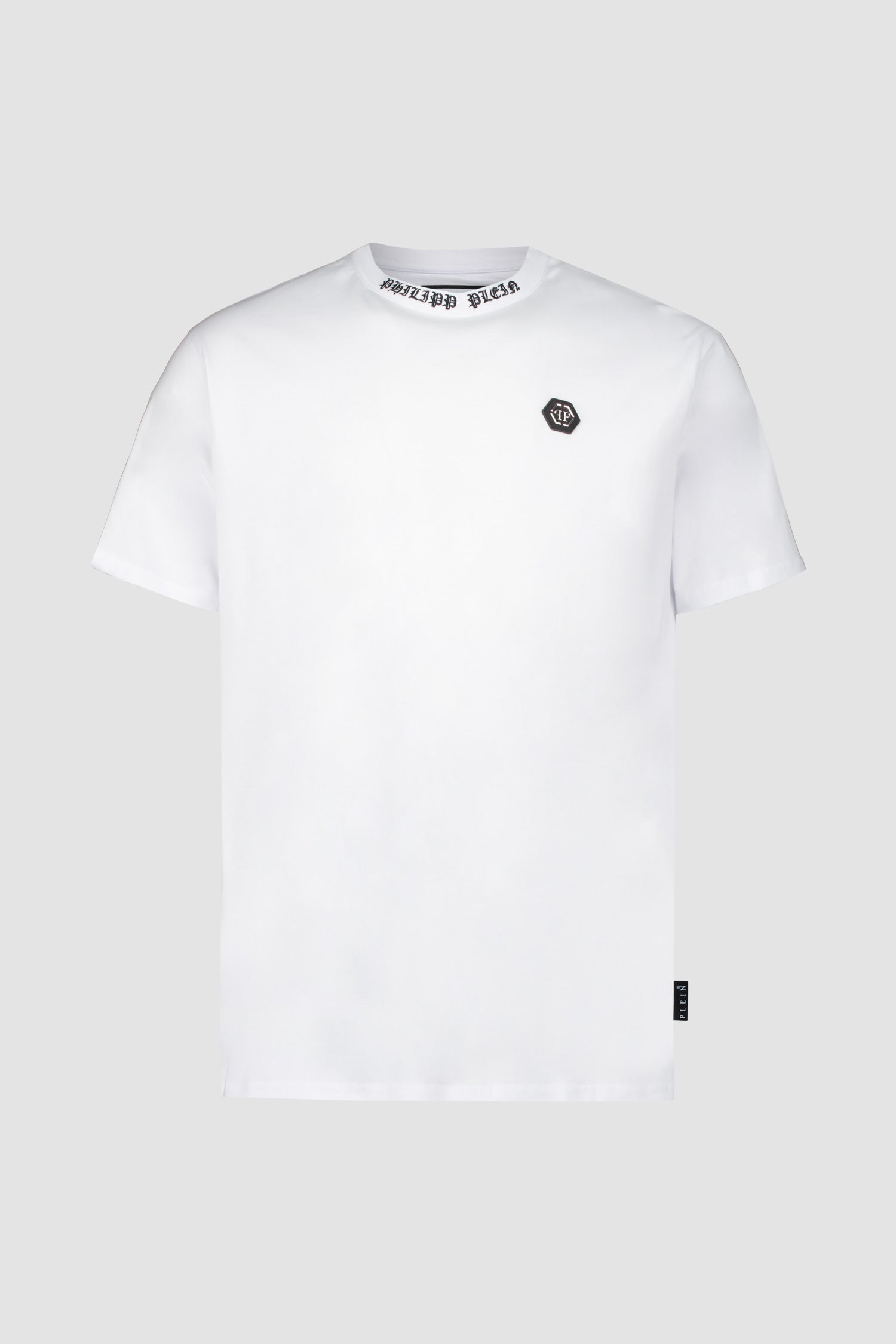 Philipp Plein White Round Neck Short Sleeve T-Shirt for Men - Stylish Casual Wear for Everyday Outfits & Street Fashion