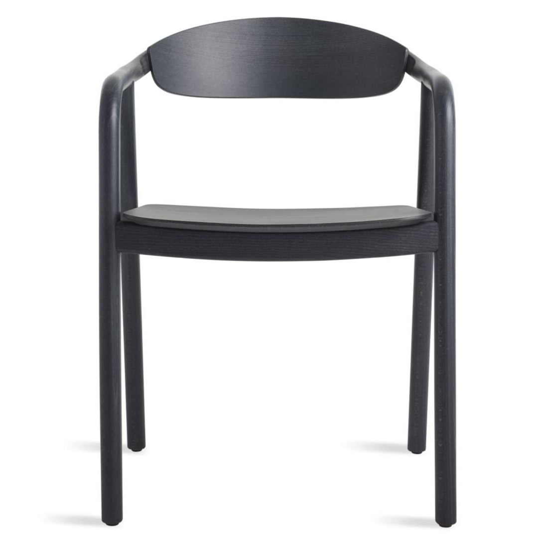 Modern Dibs Dining Chair - Sturdy Wooden Kitchen Chair with Upholstered Seat - Perfect for Dining Room, Kitchen, Breakfast Nook & Home Office