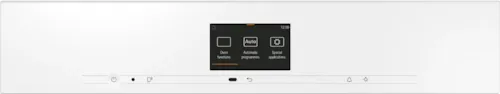 Miele 60cm Built-In Oven H 7660 BP Brilliant White - Pyrolytic Self-Cleaning Oven with 4D Hot Air & PerfectRoast - Perfect for Baking, Roasting & Entertaining