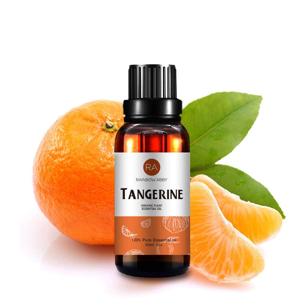 100% Pure Tangerine Essential Oil (30ML) - Natural Aromatherapy Oil for Diffusers, Soaps, Candles & Massage | Relaxing Mood Booster for Home Spa, Yoga & Stress Relief