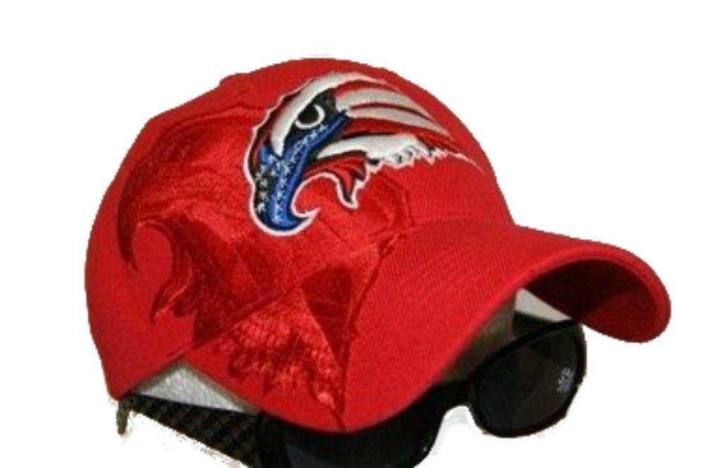 Red American Eagle Embroidered Baseball Cap - Patriotic USA Flag Hat for Men & Women - Perfect for Sports, Outdoor Activities, and Casual Wear
