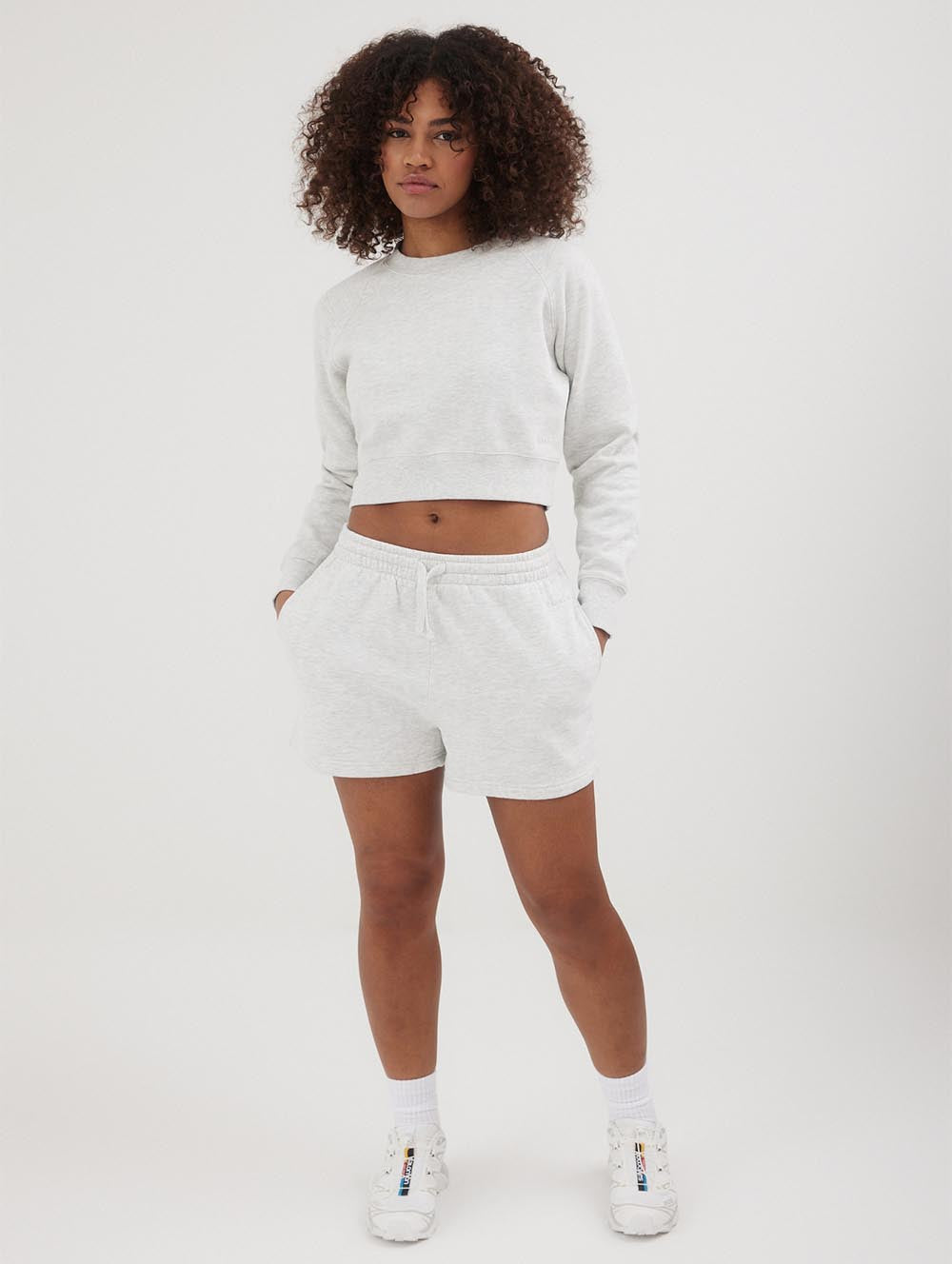 Women's Eco-Friendly Fleece Shorts - Soft & Comfortable for Lounge, Yoga & Outdoor Activities
