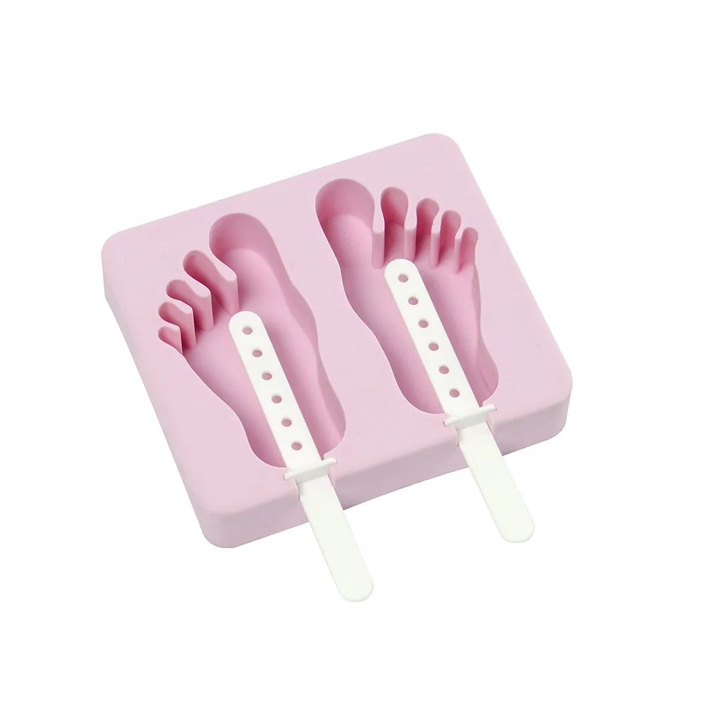 Funny Feet Lollipop Mold - 2 Piece Silicone Candy Making Kit for DIY Treats, Perfect for Birthday Parties, Halloween, and Kids' Baking Activities