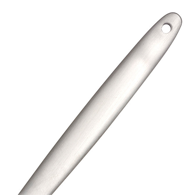 Premium Gray Kunz Perforated Spoon - Professional Kitchen Tool for Straining & Draining - Perfect for Chefs, Home Cooking & Food Styling (Free Shipping)