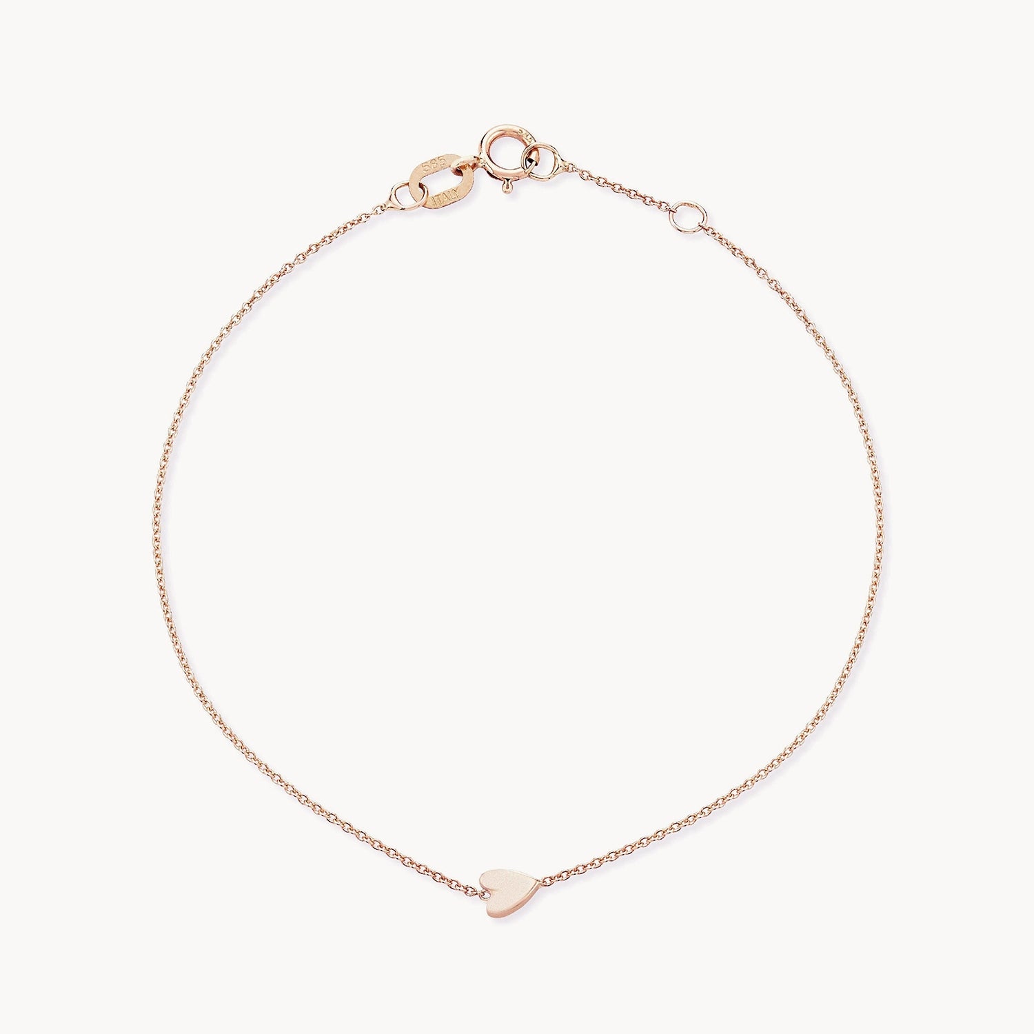 14K Yellow Gold Heart Bracelet - Dainty & Elegant Everyday Jewelry for Women - Perfect for Gifts, Anniversaries, and Special Occasions