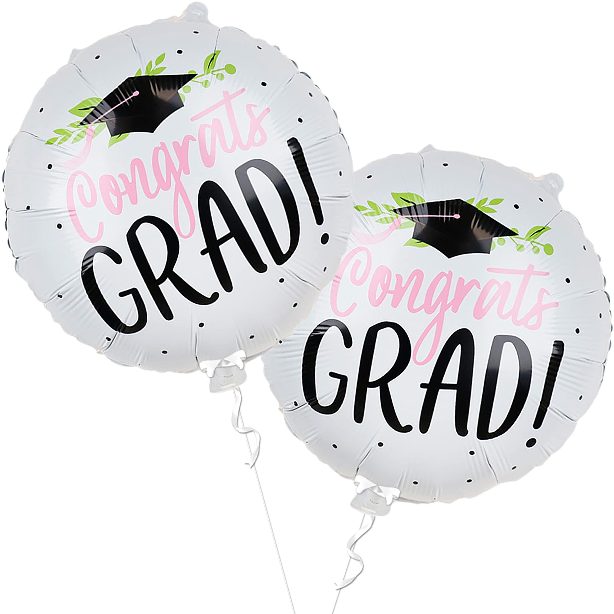 KatchOn 18 Inch Big Congrats Graduation Balloons - Class of 2025 Decorations | Graduation Party Supplies for 2025 | Perfect for Graduation Ceremonies, Parties & Photo Backdrops
