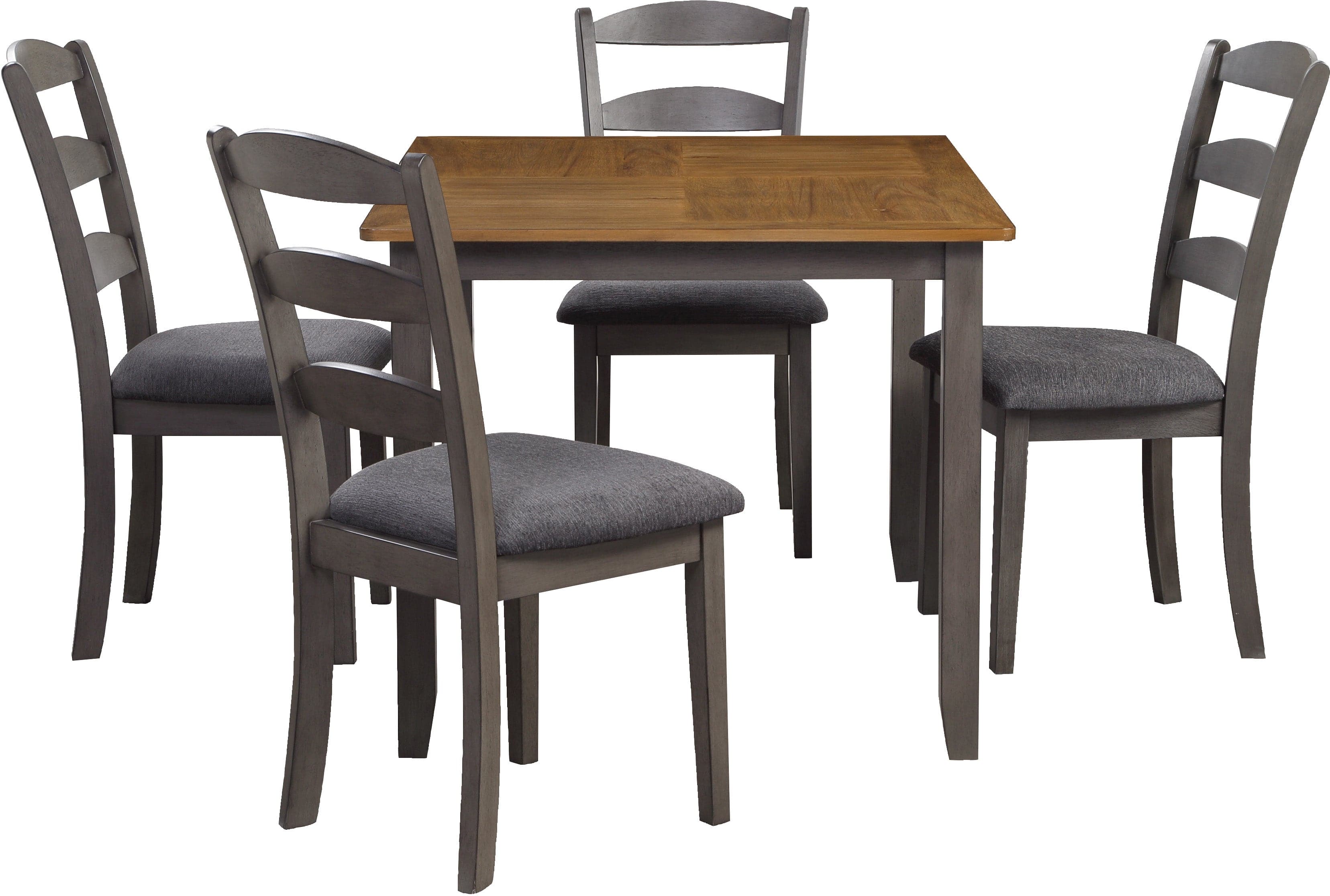Office Star West Lake 5-Piece Dining Table Set with Chairs [WSK3247K] - Perfect for Family Dinners, Entertaining Guests & Small Space Dining Rooms