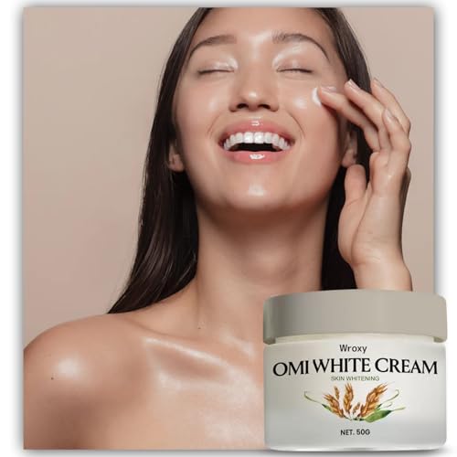 OMI WHITE CREAM 50g - Advanced Skin Whitening & Brightening Face & Body Cream for Glowing Complexion | Dark Spot Corrector, Hyperpigmentation Treatment | Day & Night Moisturizer for All Skin Types