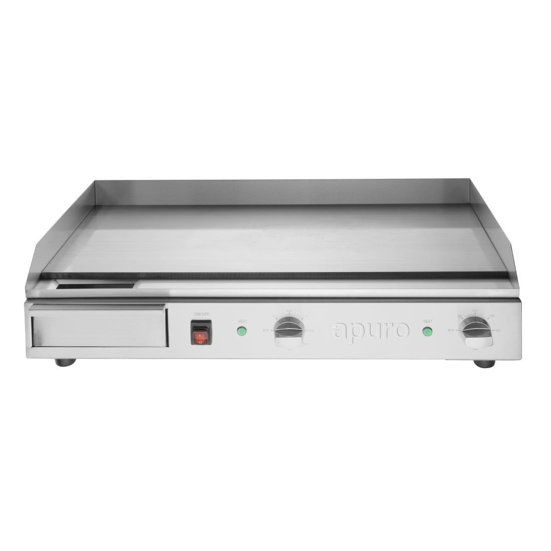 Apuro Extra Wide Stainless Steel Griddle Plate - Perfect for Pancakes, Burgers & Outdoor Cooking | Commercial & Home Kitchen Use
