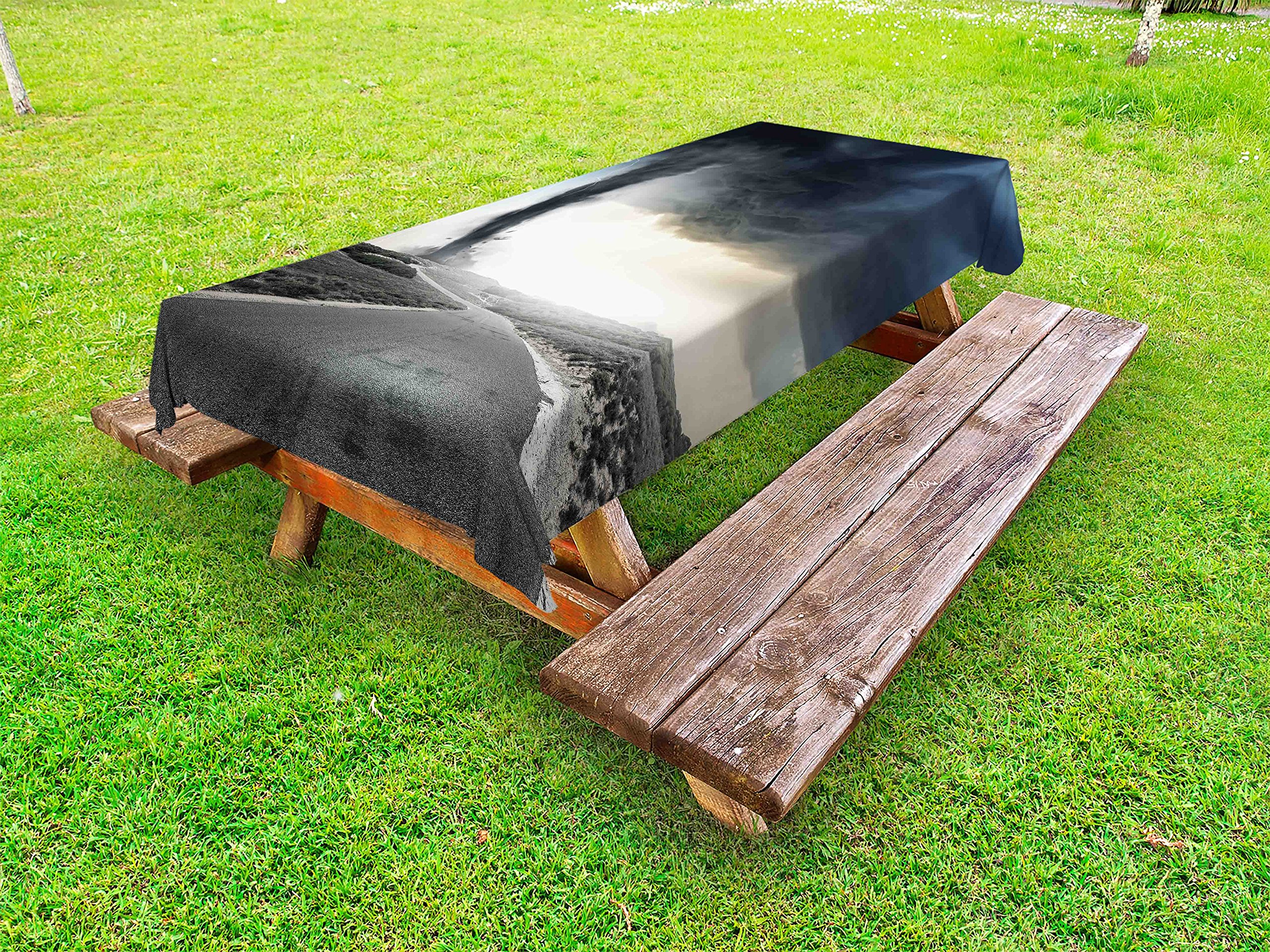 Ambesonne Washable Outdoor Tablecloth - 58