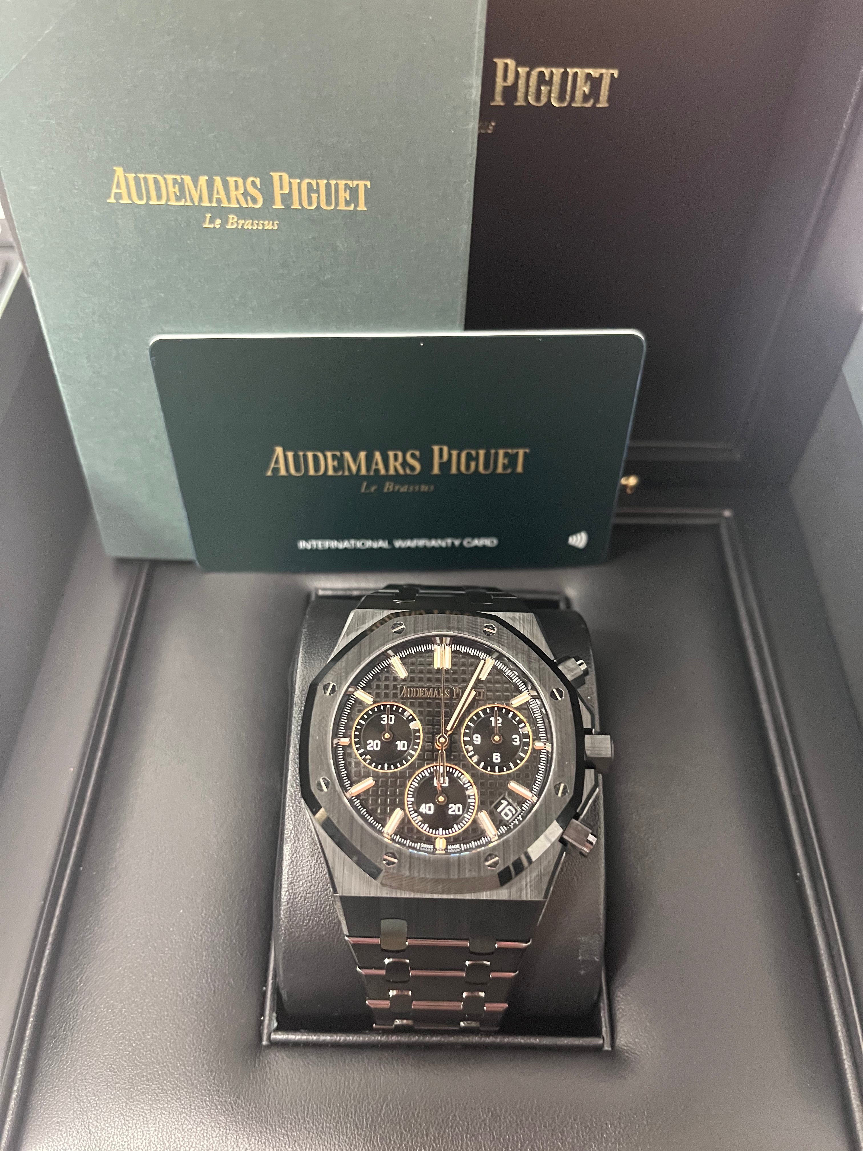 Audemars Piguet Royal Oak Chronograph 41mm Ceramic Watch 26240CE.OO.1225CE.02 - Luxury Men's Sports Watch for Business & Formal Occasions