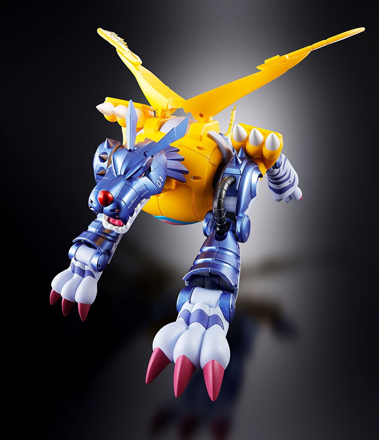 Digivolving Spirits 02 Gabumon to MetalGarurumon Action Figure - Digimon Adventure Collectible Toy for Fans & Display