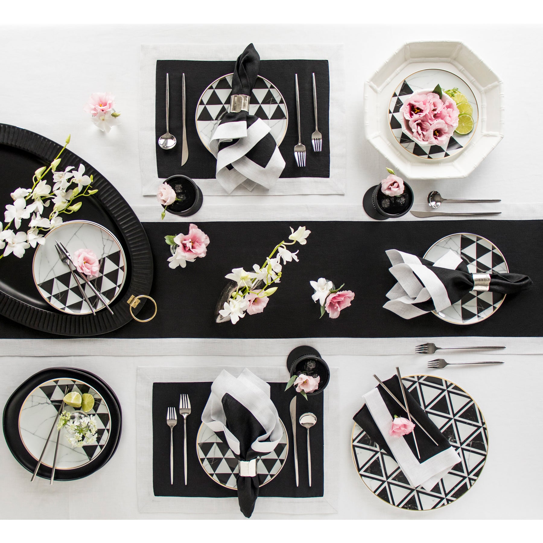 Elegant Festive Edge Placemats Set of 4 - Premium Holiday Dining Table Decor for Christmas, Thanksgiving & Special Occasions