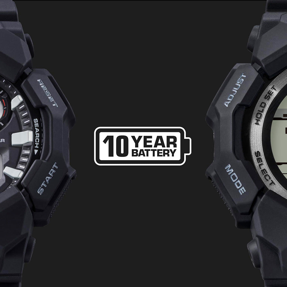 G Shock GA010 1A Rugged Combi Watch - Shock Resistant Digital Analog Watch for Men - Perfect for Outdoor Adventures, Sports & Everyday Wear