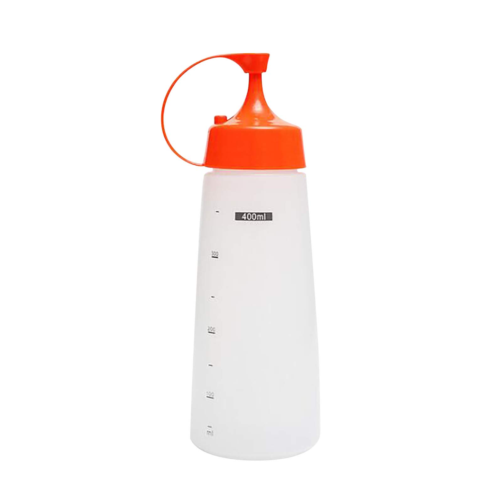 Food Storage Containers - Squeeze Bottles for Kitchen, Oil Dispenser & Dressing Bottles - Plastic Condiment Bottles with Measurement Scale - Perfect for Home Cooking, Baking & Restaurant Use