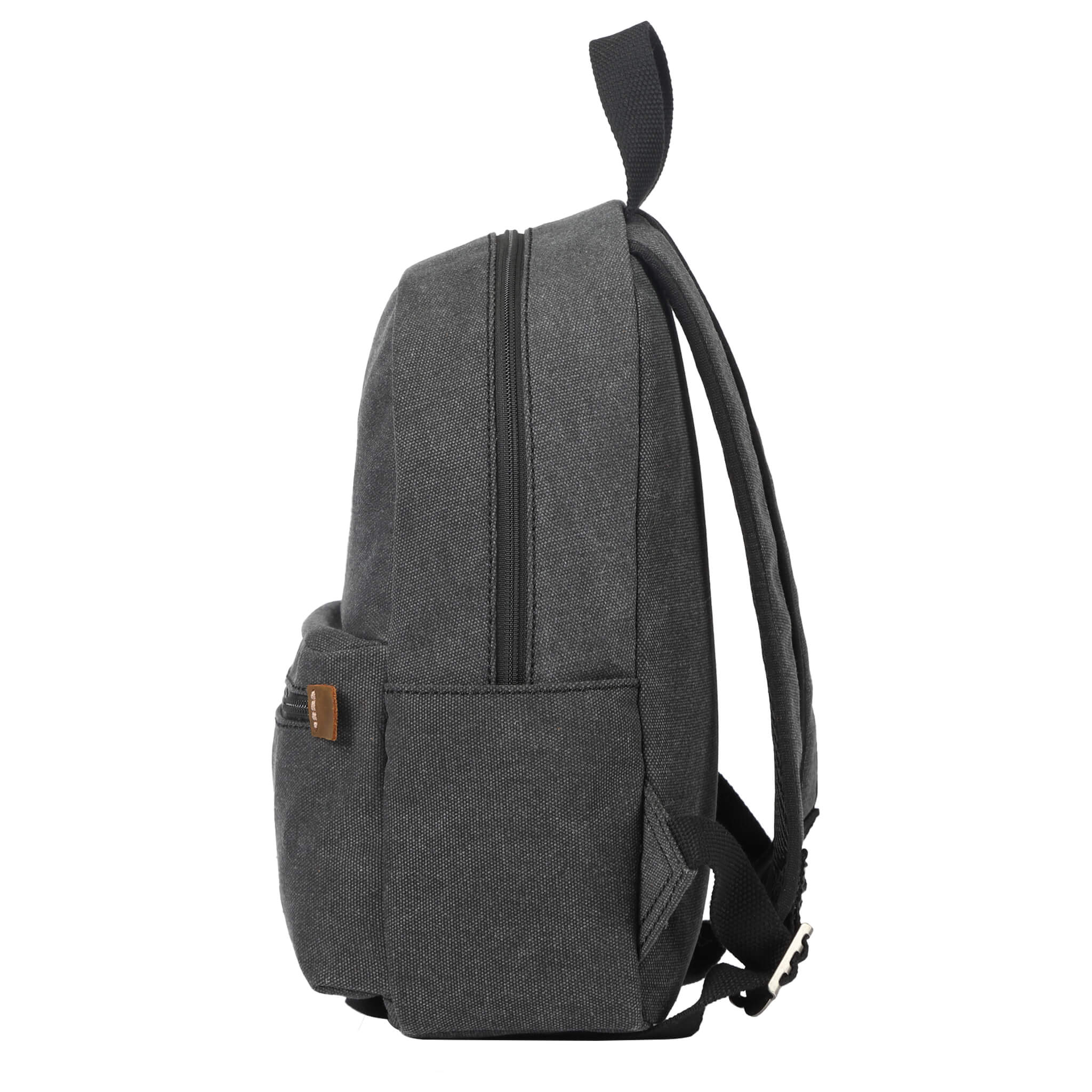 TRP0552 Troop London Classic Canvas Backpack - Small Durable School & Travel Daypack for Men & Women - Perfect for College, Commuting & Outdoor Adventures
