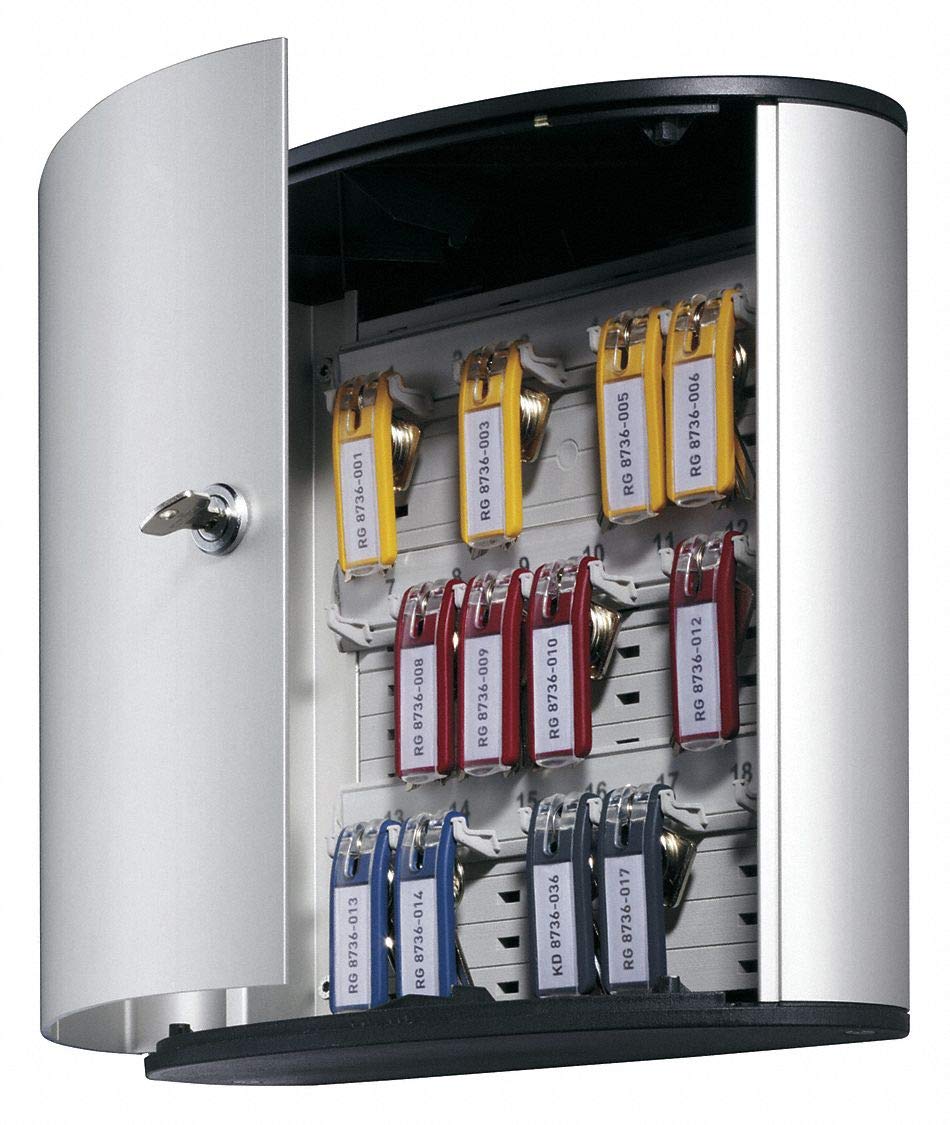 Secure Key Box with 18-Unit Capacity - 11 Inch Height for Home, Office & Real Estate Use - Durable Key Storage Solution