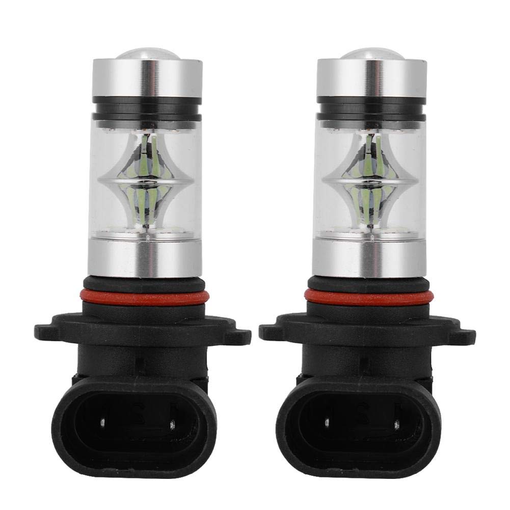 9005 H10 9145 LED Headlight Bulbs - 2 Pack 8000K Ice Blue 100W Super Bright Fog Lights - Perfect for Night Driving & Off-Road Vehicles