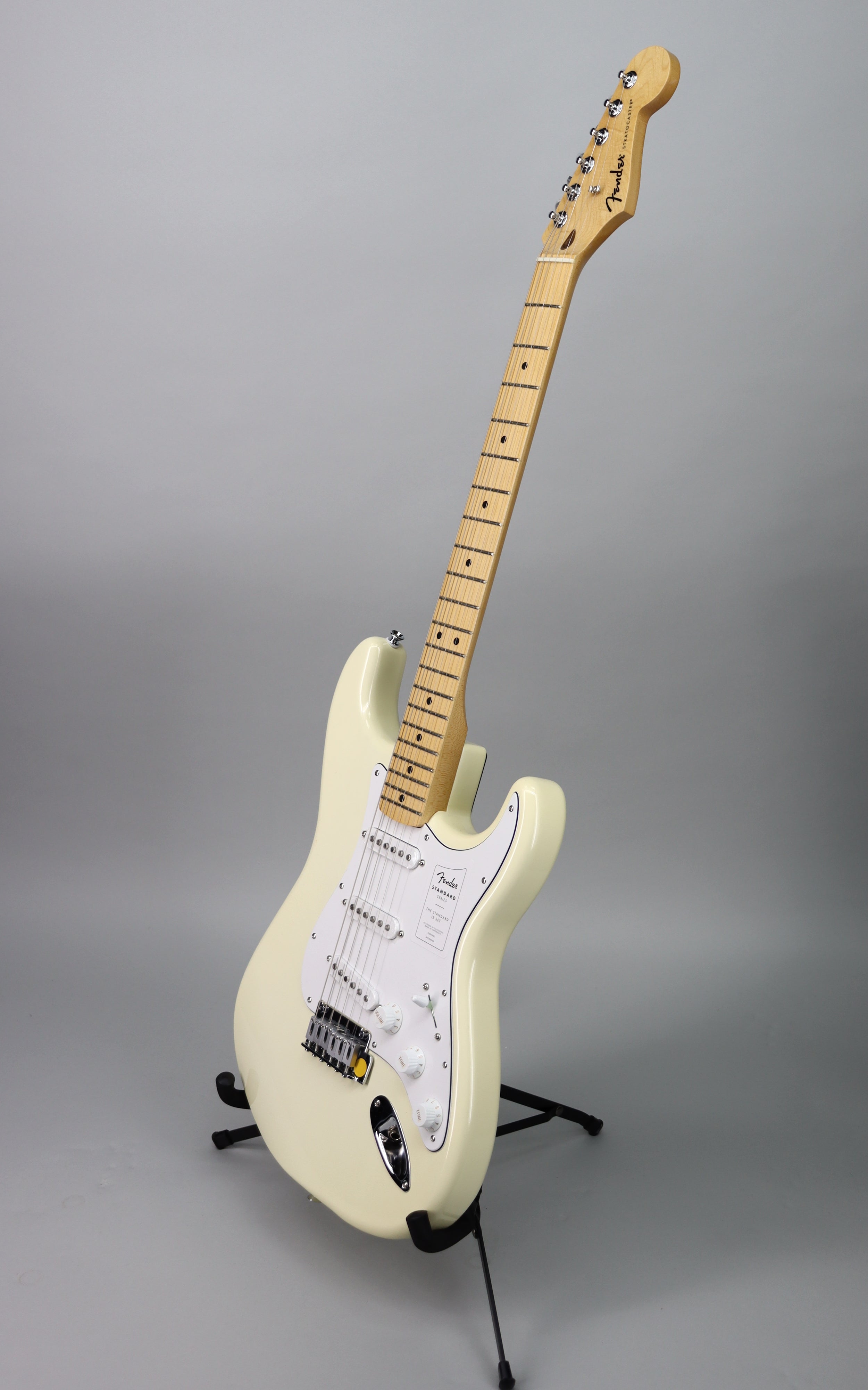 Fender Standard Stratocaster Electric Guitar - Olympic White Finish | Professional Quality for Rock, Blues & Stage Performance
