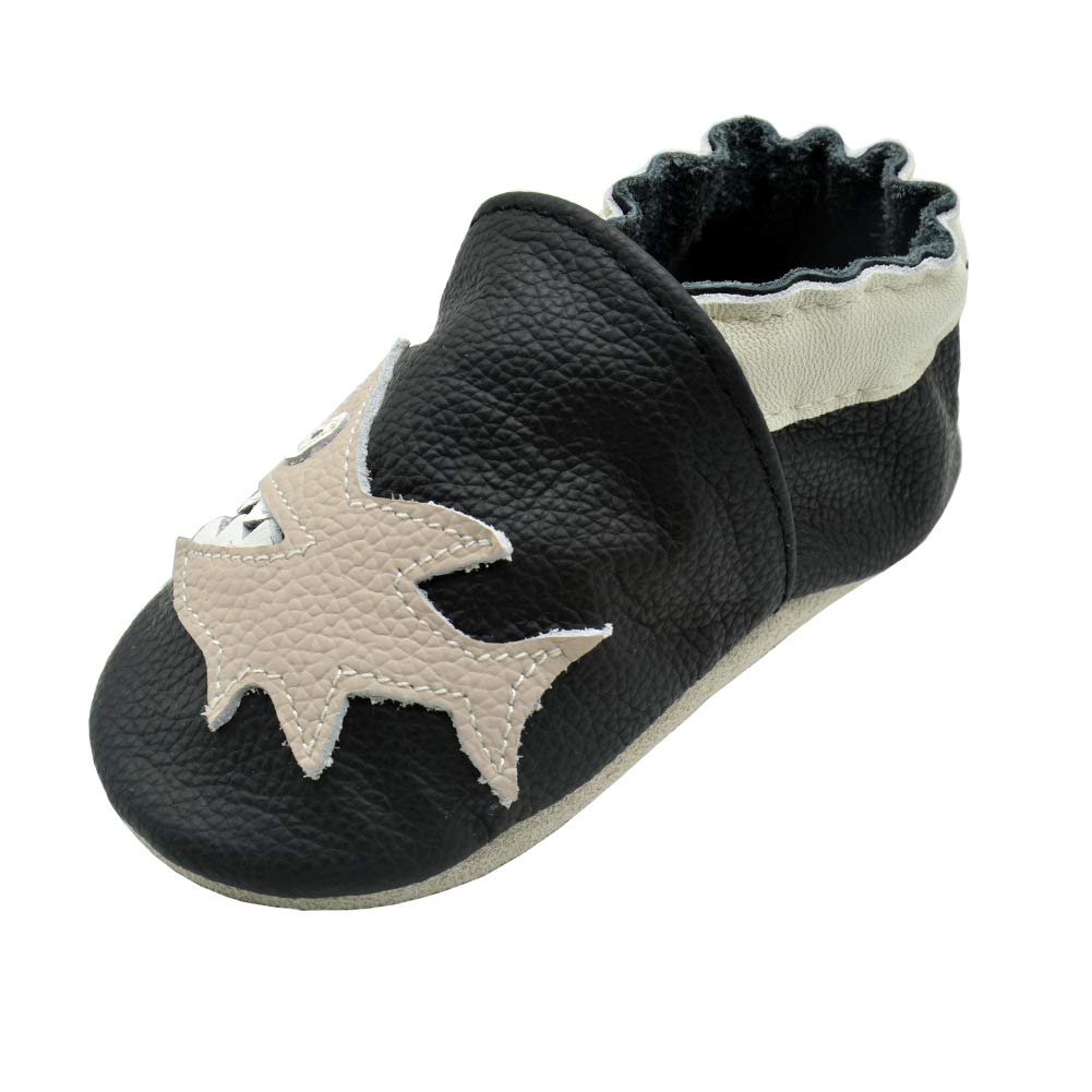 **iEvolve Soft Sole Baby Shoes for Girls & Boys - First Walker Crib Moccasins for Toddlers - Perfect for Indoor Play, First Steps & Special Occasions**