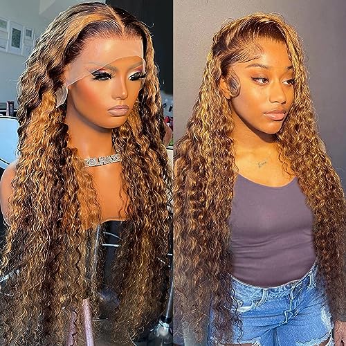 Highlight Blonde 13x6 deep wave wig