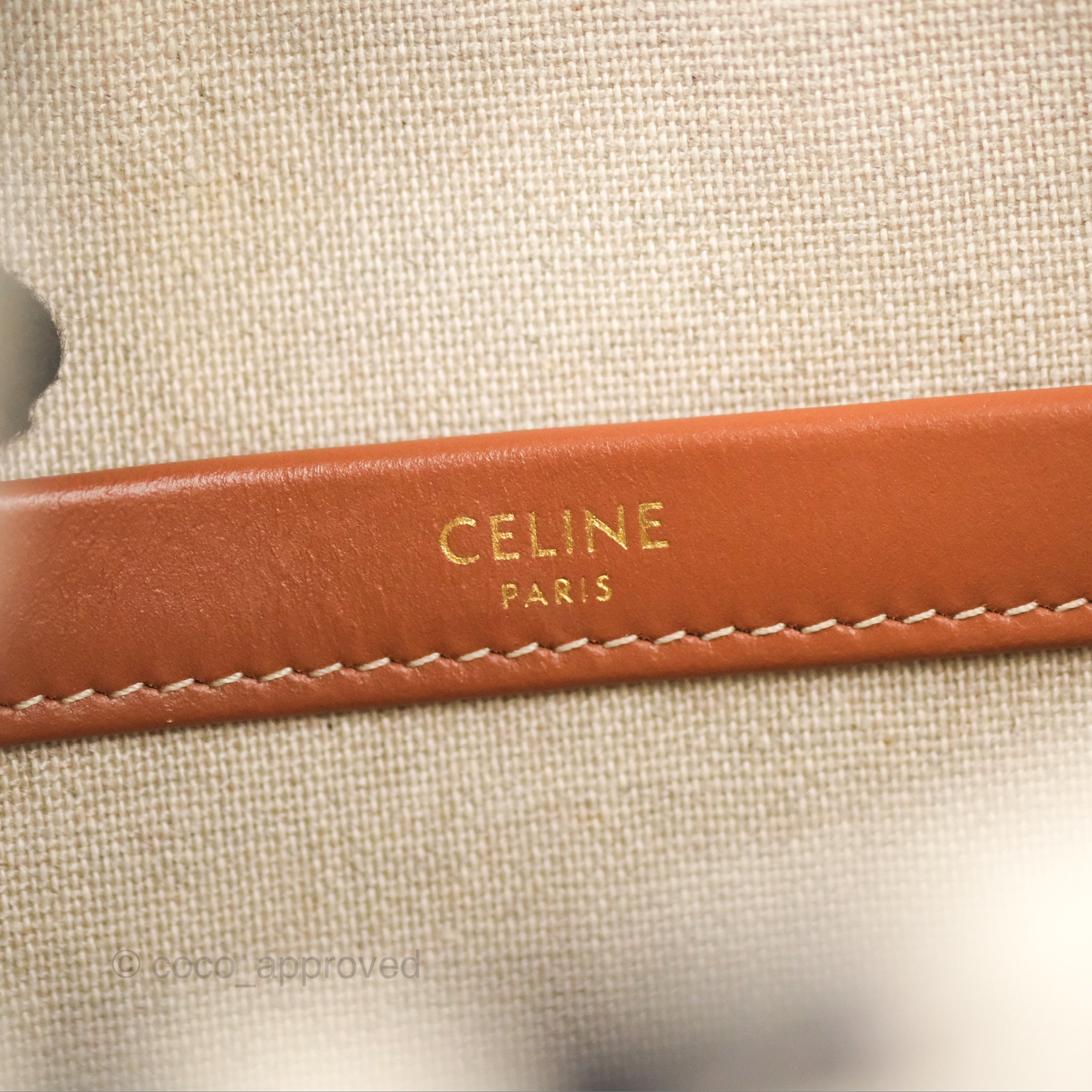 Celine Small Cabas Thais Textile Tote Bag in White - Luxury Designer Handbag for Women, Perfect for Work, Travel & Everyday Use