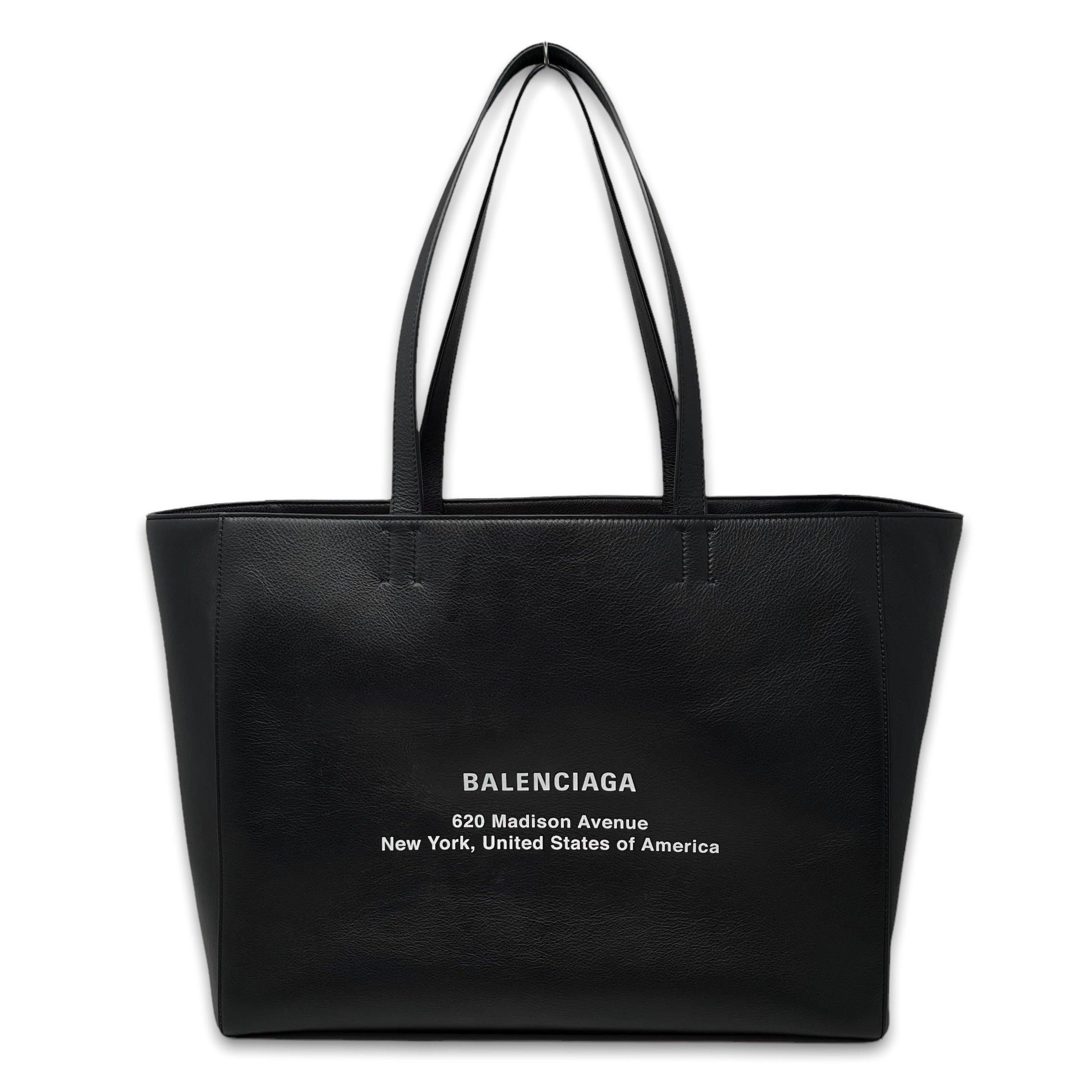 Balenciaga Black Everyday East West Tote Bag for Women - Stylish Designer Handbag for Work, Travel & Daily Use