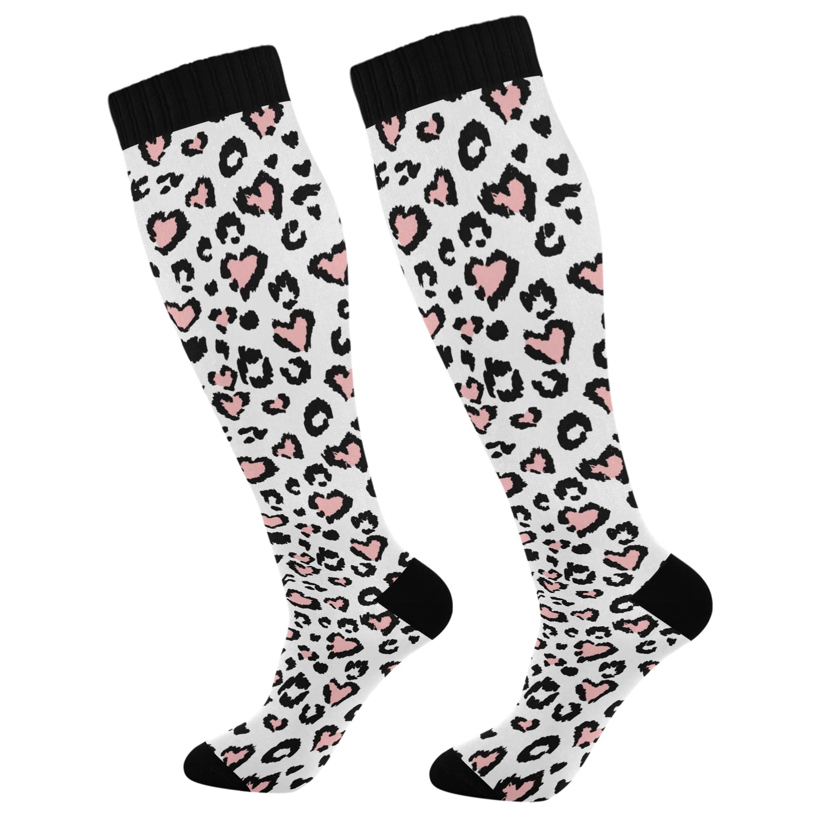 ODAWA Nautical Striped Compression Socks for Women & Men - Knee High Support Socks for Running, Hiking & Winter Sports - Improve Circulation & Reduce Fatigue