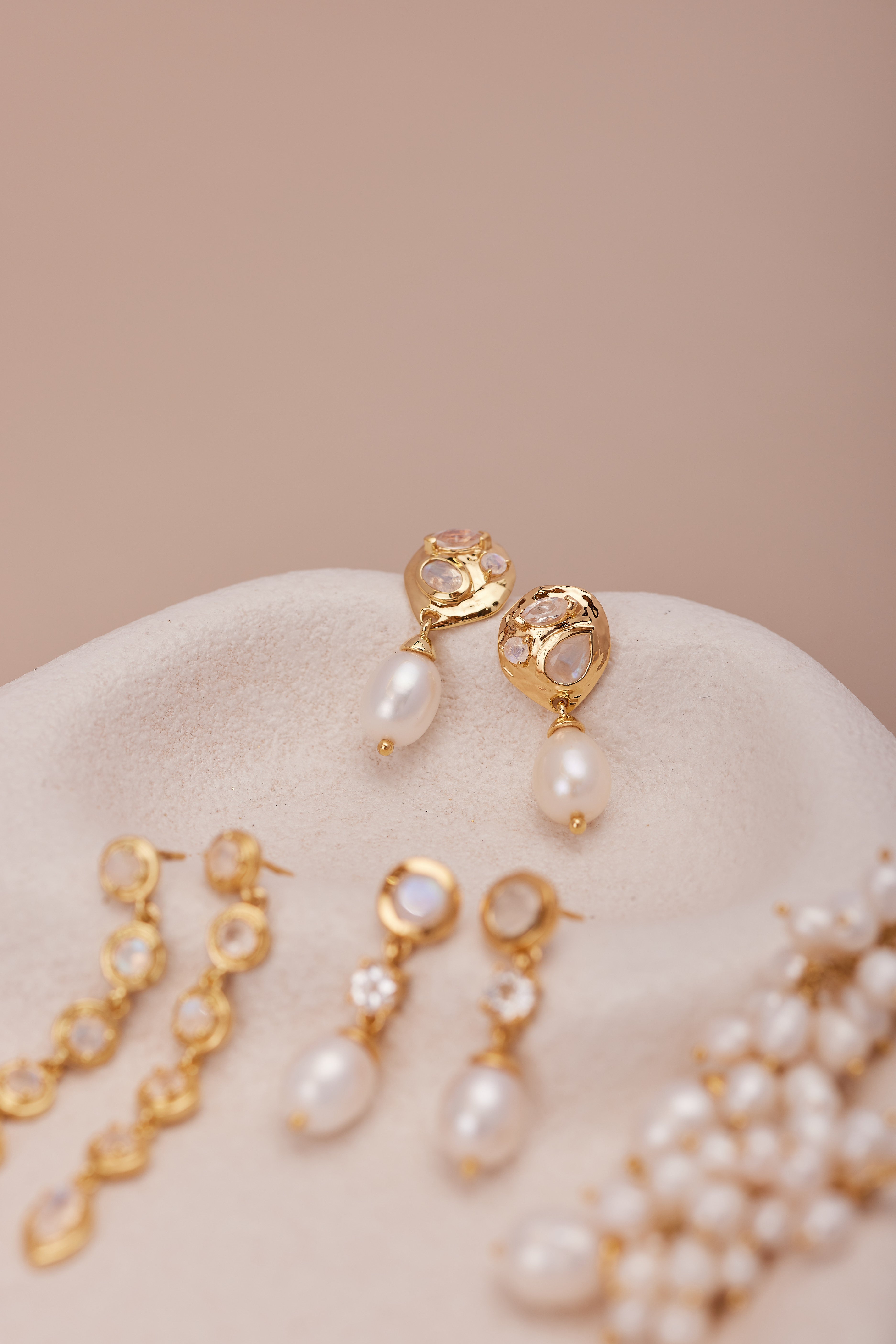 Sylvie 14K Gold Earrings for Women - Elegant Dainty Hoop Earrings for Everyday Wear, Gift for Her | Perfect for Work, Party & Special Occasions