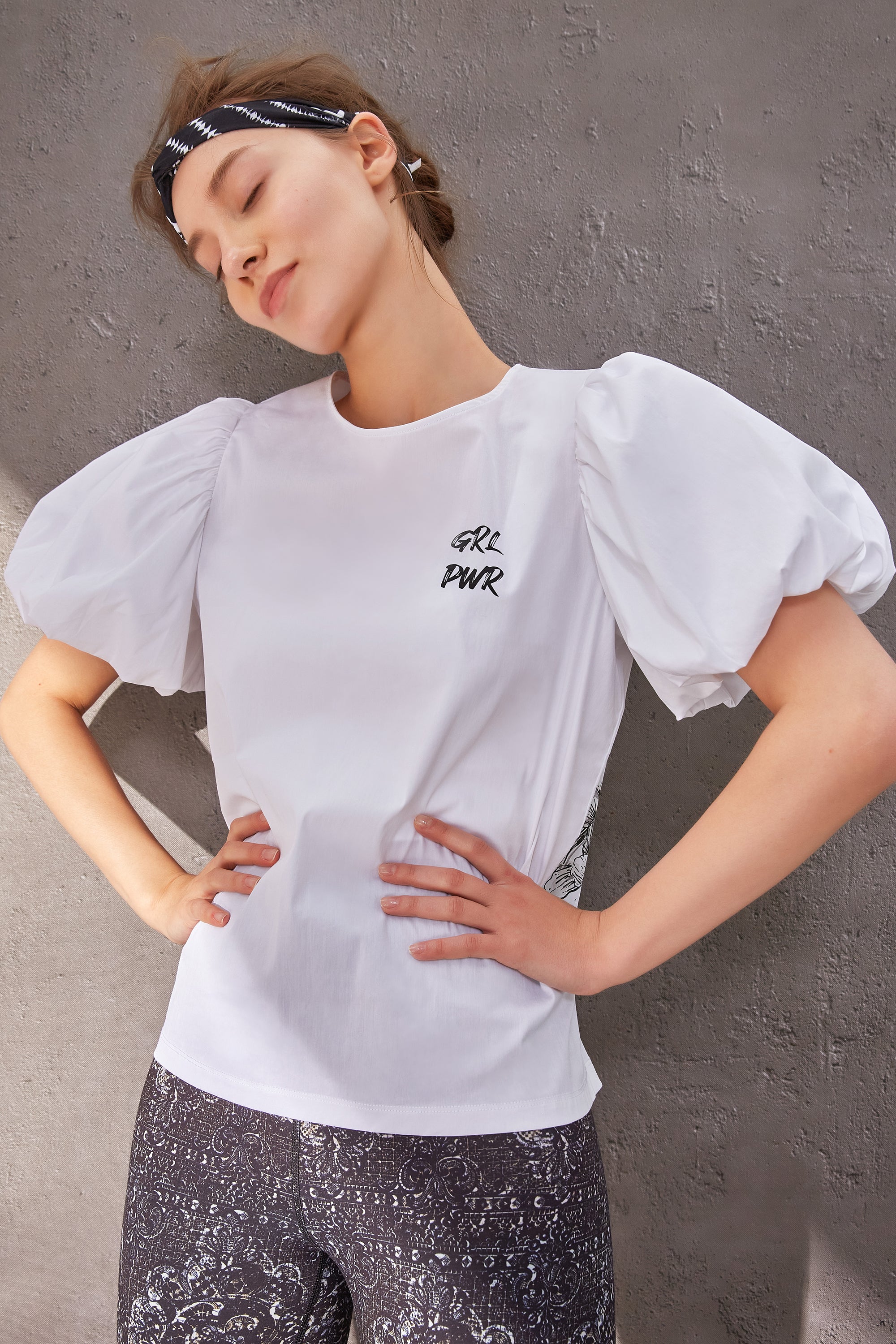 Empowering Women's Fashion - Stylish Grl Pwr Top for Casual Wear & Everyday Confidence | Perfect for Office, Outings & Self-Expression