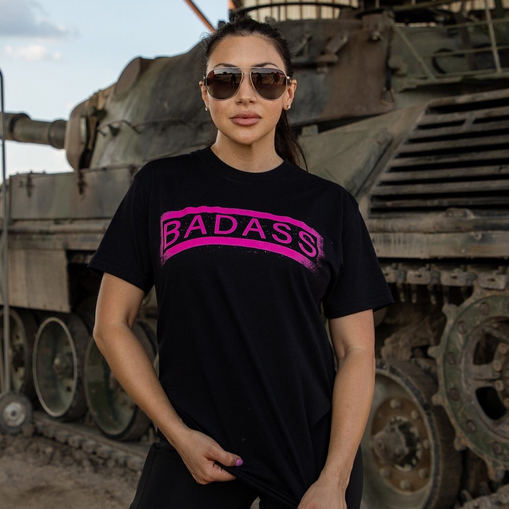Badass Boyfriend Fit T-Shirt for Women - Black | Casual Streetwear & Everyday Comfort