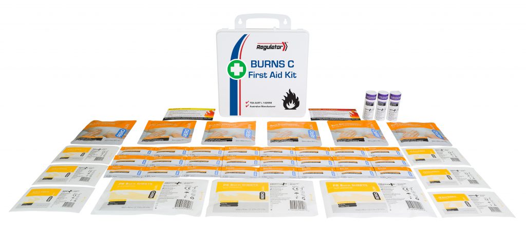 Regulator Large Burns Series First Aid Kit – Emergency Burn Treatment for Home, Workplace & Outdoor Use