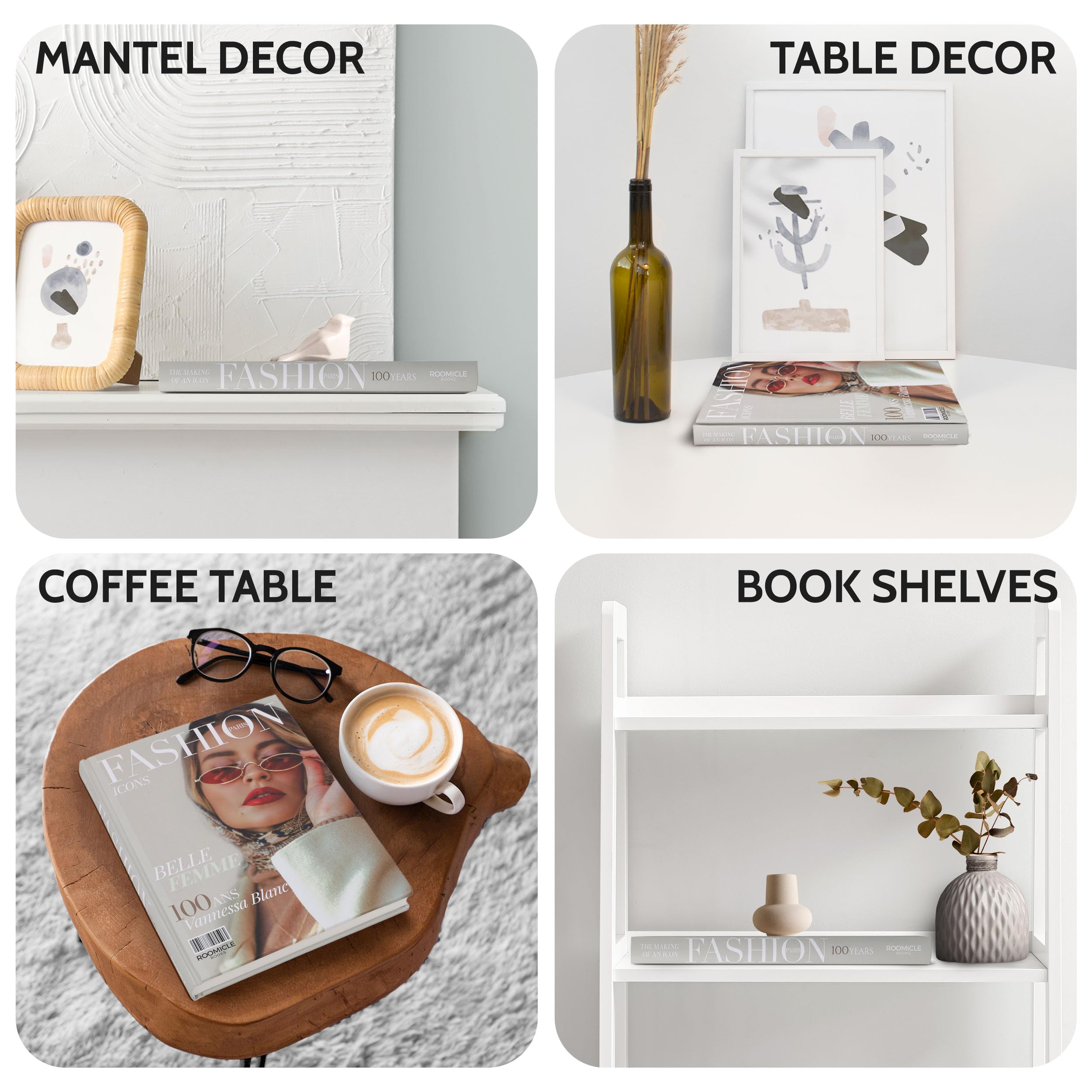 Decorative Faux Books for Home & Coffee Table Decor - Stylish Living Room Accents