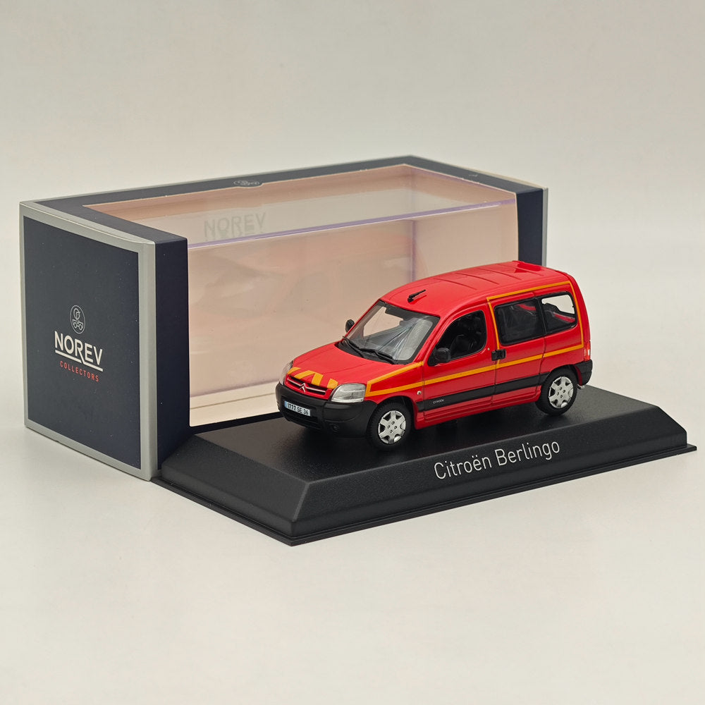 1/43 Scale Norev Citroen Berlingo 2004 Diecast Model Car - Limited Edition Red Collectible - Perfect for Display, Gifts & Car Enthusiast Collections