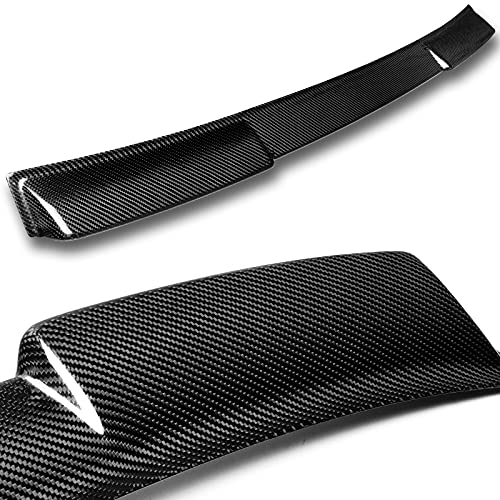 **2015-2020 Acura TLX Rear Window Roof Visor Spoiler Wing Body Kit - 100% Real Carbon Fiber - Enhances Aerodynamics & Style - Perfect for Car Enthusiasts & Custom Builds**