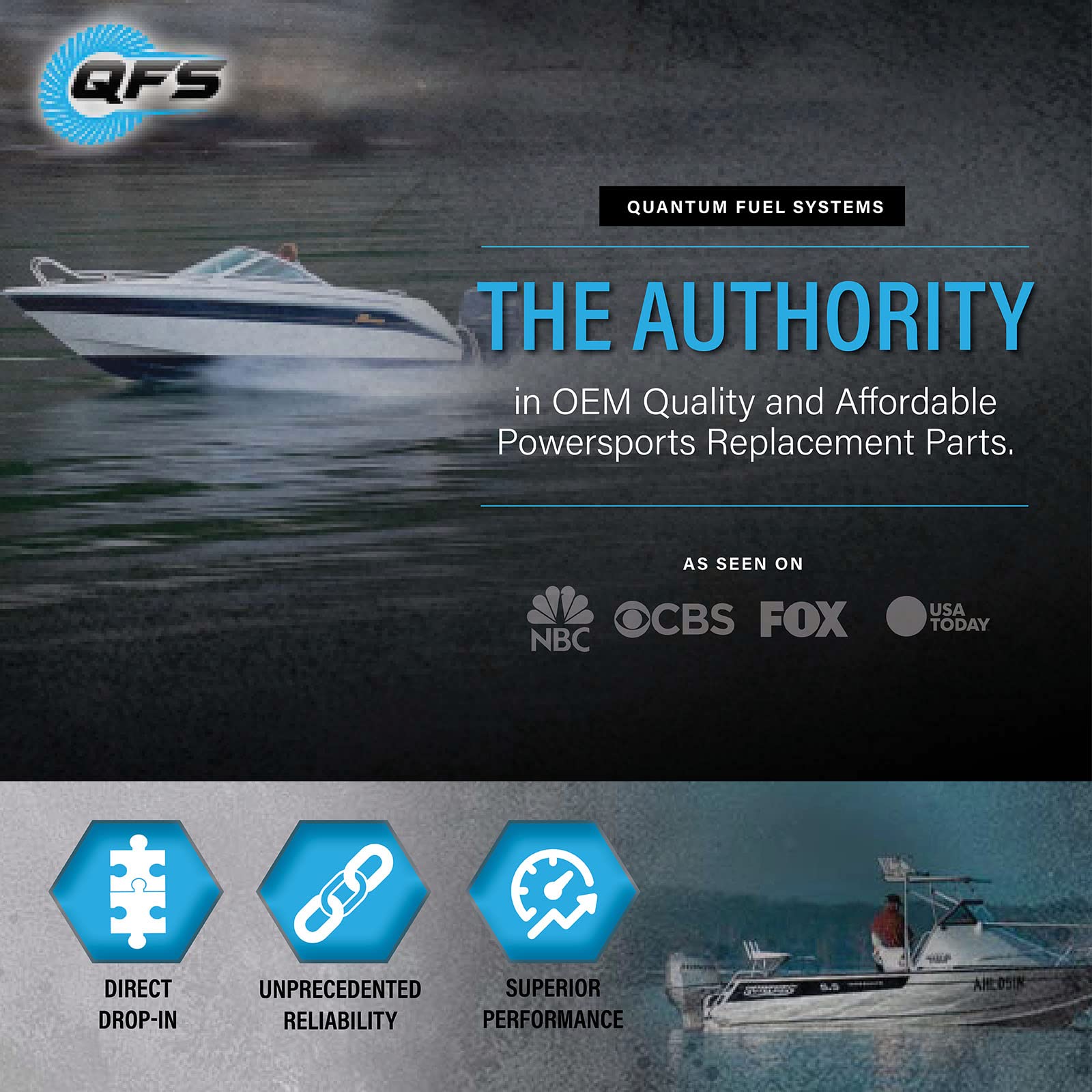 QFS OEM Marine Fuel Pump Replacement for Mercury Outboard & Mercruiser Inboard Engines 135HP-200HP (1998-2014) - Compatible with OEM 866169T01 & 892681 Fuel Pressure Regulator - Perfect for Boat Engine Maintenance & Marine Repair